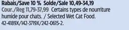 Canadian Tire Purina Selected Wet Cat Food offer