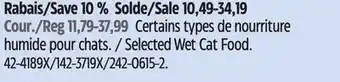 Canadian Tire Purina Selected Wet Cat Food offer