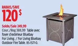Canadian Tire For Living Bluebay Outdoor Fire Table offer