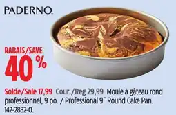 Canadian Tire Paderno Professional 9˝ Round Cake Pan offer