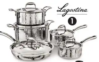Canadian Tire T-fal Stainless-Steel Non-Stick Cookset offer