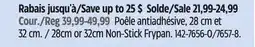 Canadian Tire vida by PADERNO 28cm or 32cm Non-Stick Frypan offer