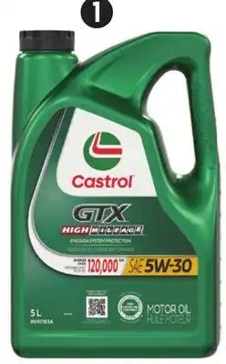 Canadian Tire Castrol High-Mileage Engine Oil offer