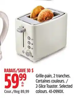 Canadian Tire 2-Slice Toaster offer