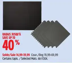 Canadian Tire For-living Selected Mats offer