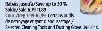 Canadian Tire Selected Cleaning Tools and Dusting Glove offer
