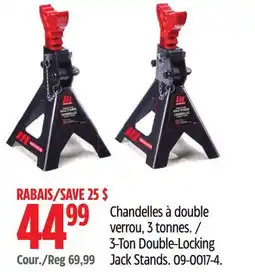 Canadian Tire 3-Ton Double-Locking Jack Stands offer