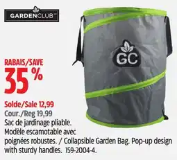 Canadian Tire GARDENCLUB Collapsible Garden Bag offer