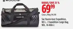Canadian Tire WOODS Expedition Cargo Bag offer