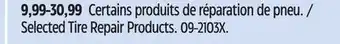 Canadian Tire Selected Tire Repair Products offer