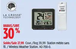Canadian Tire Wireless Weather Station offer