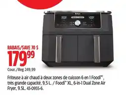 Canadian Tire Ninja Foodi XL, 6-in-1 Dual Zone Air Fryer offer