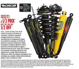 Canadian Tire Selected Shocks and Struts. Quick-Strut complete strut assembly offer