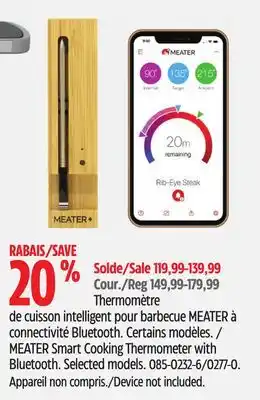 Canadian Tire MEATER Smart Cooking Thermometer with Bluetooth offer