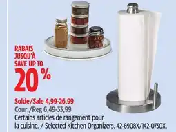 Canadian Tire Type A Selected Kitchen Organizers offer