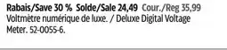 Canadian Tire Mastercraft Deluxe Digital Voltage offer