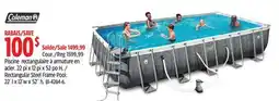 Canadian Tire Coleman Rectangular Steel Frame Pool offer