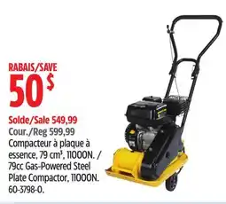 Canadian Tire 79cc Gas-Powered Steel Plate Compactor offer
