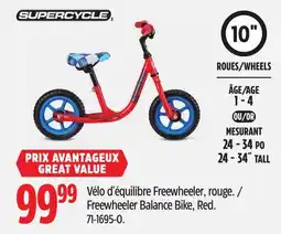 Canadian Tire Supercycle Freewheeler Balance Bike offer