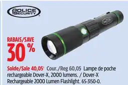 Canadian Tire Dover-X Rechargeable 2000 Lumen Flashlight offer