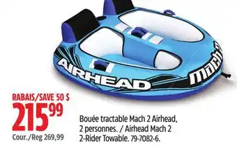 Canadian Tire Airhead Mach 2 2-Rider Towable offer