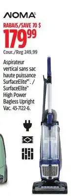 Canadian Tire NOMA SurfaceElite High Power Bagless Upright Vac offer