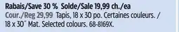 Canadian Tire For-living 18 x 30˝ Mat. Selected colours offer