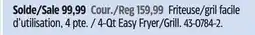 Canadian Tire 4-Qt Easy Fryer/Grill offer