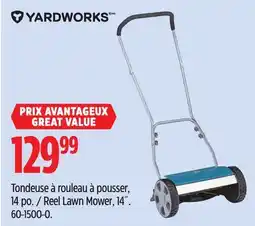 Canadian Tire Yardworks Reel Lawn Mower, 14˝ offer