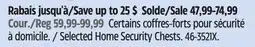 Canadian Tire Selected Home Security Chests offer