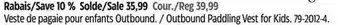 Canadian Tire Outbound Paddling Vest for Kids offer