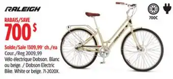 Canadian Tire Raleigh Dobson Electric Bike offer