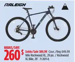 Canadian Tire RALEIGH Rockwood XL Bike, 29˝ offer