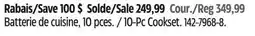 Canadian Tire Greenpan 10-Pc Cookset offer