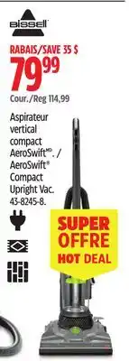 Canadian Tire Bissell AeroSwift Compact Upright Vac offer