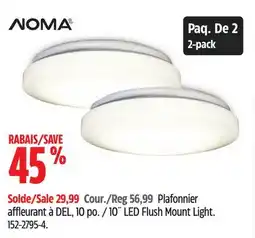 Canadian Tire Noma 10˝ LED Flush Mount Light offer