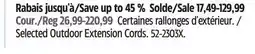 Canadian Tire Noma Outdoor Extension Cords offer