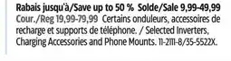 Canadian Tire Selected Inverters, Charging Accessories and Phone Mounts offer