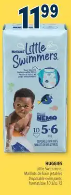 Familiprix HUGGIES Little Swimmers Disposable swim pants, size 10 to 12 offer