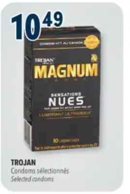 Familiprix Trojan Magnum Naked Sensations lubricated latex condoms 10un offer