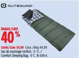 Canadian Tire OUTBOUND Comfort Sleeping Bag offer