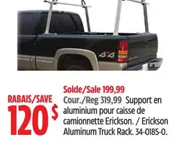 Canadian Tire Erickson Aluminum Truck Rack offer