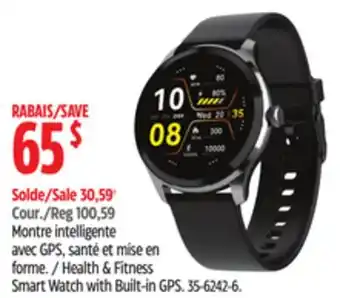 Canadian Tire Health & Fitness Smart Watch with Built in GPS offer