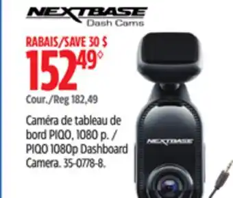 Canadian Tire Nextbase PIQO 1080p Dashboard Camera offer
