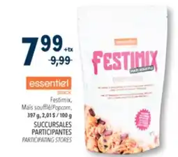 Familiprix ESSENTIEL SNACK Popcorn, 397 g, 2,01 $/100 g offer