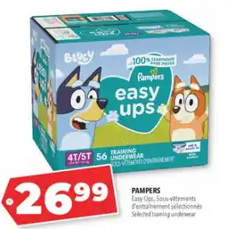 Familiprix PAMPERS Selected training underwear offer