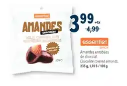 Familiprix ESSENTIEL SNACK, Chocolate covered almonds, 235 g offer