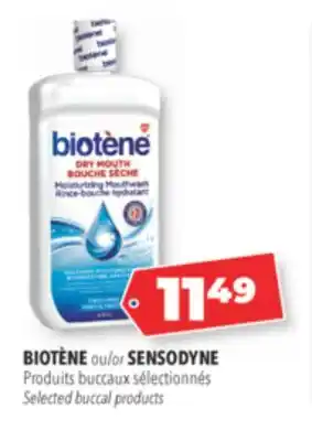 Familiprix BIOTÈNE or SENSODYNE Selected buccal products offer