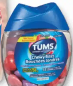 Familiprix Tums extra strength 750mg berries antiacid 100un offer