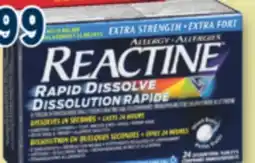 Familiprix Reactine extra strength allergy mixed berry dissolving tablets 48un offer
